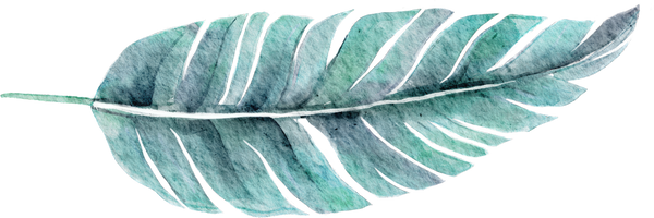 Palm Leaf Watercolor